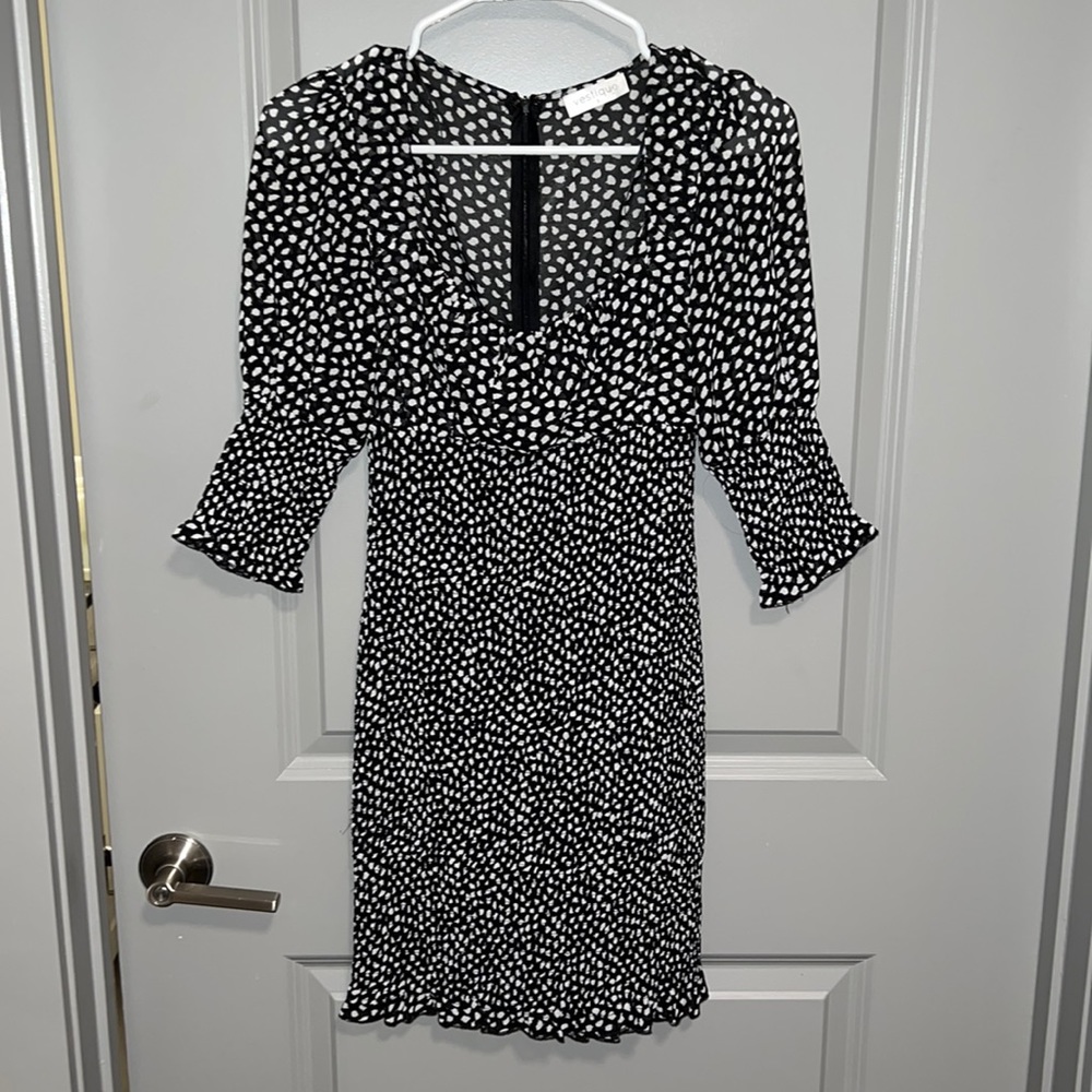 Vestique Polka Dot Mini Dress